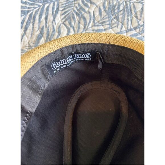 Goorin Bros paper straw fedora hat, sm/med nearly new - Picture 7 of 7